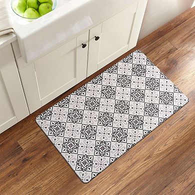 World Rug Gallery Contemporary Tile Anti-Fatigue Mat