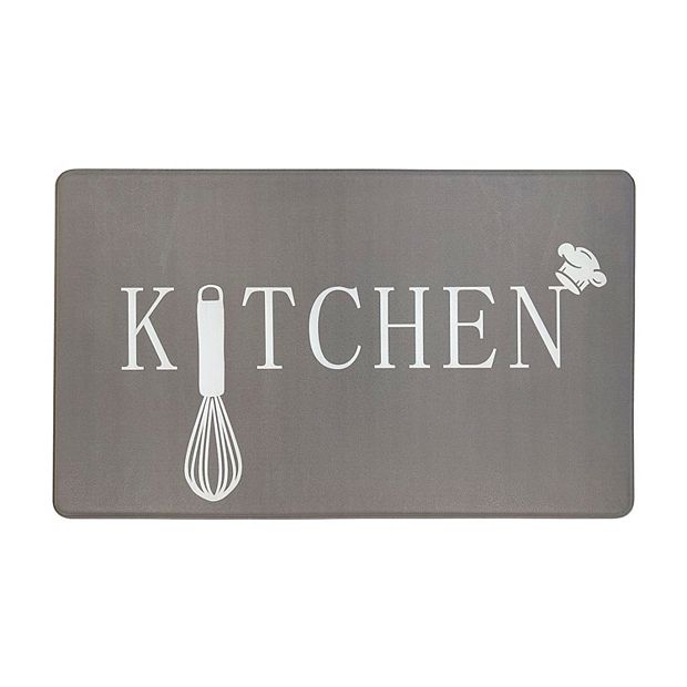 World Rug Gallery Kitchen Durable Anti Fatigue Standing Mat - On