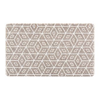 World Rug Gallery Modern Geometric Anti-Fatigue Mat
