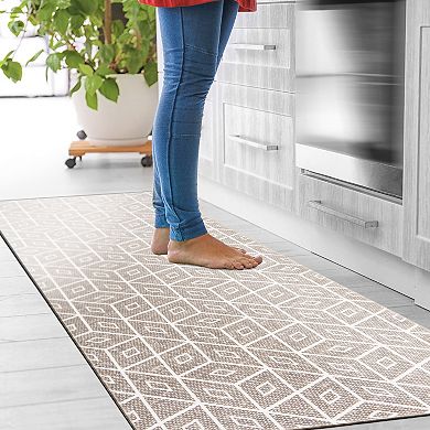 World Rug Gallery Modern Geometric Anti-Fatigue Mat