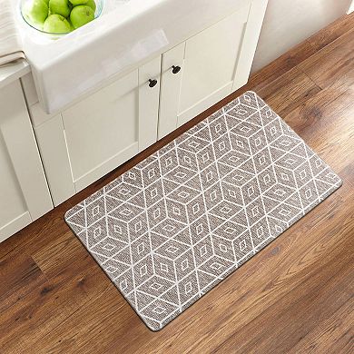 World Rug Gallery Modern Geometric Anti-Fatigue Mat
