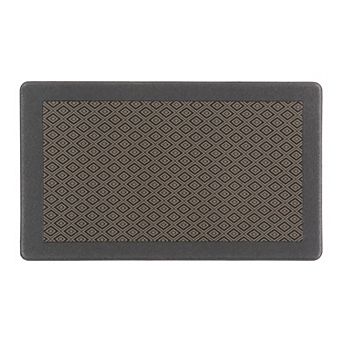 World Rug Gallery Geometric Textline Anti-Fatigue Mat