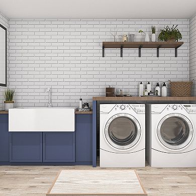 World Rug Gallery Stripe Anti-Fatigue Mat