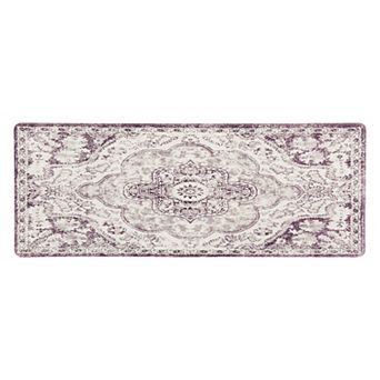 World Rug Gallery Distressed Bohemian 18'' x 47'' Anti-Fatigue Mat