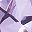 Gold Tone Purple