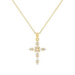 Yellow Gold Cross Jewelry