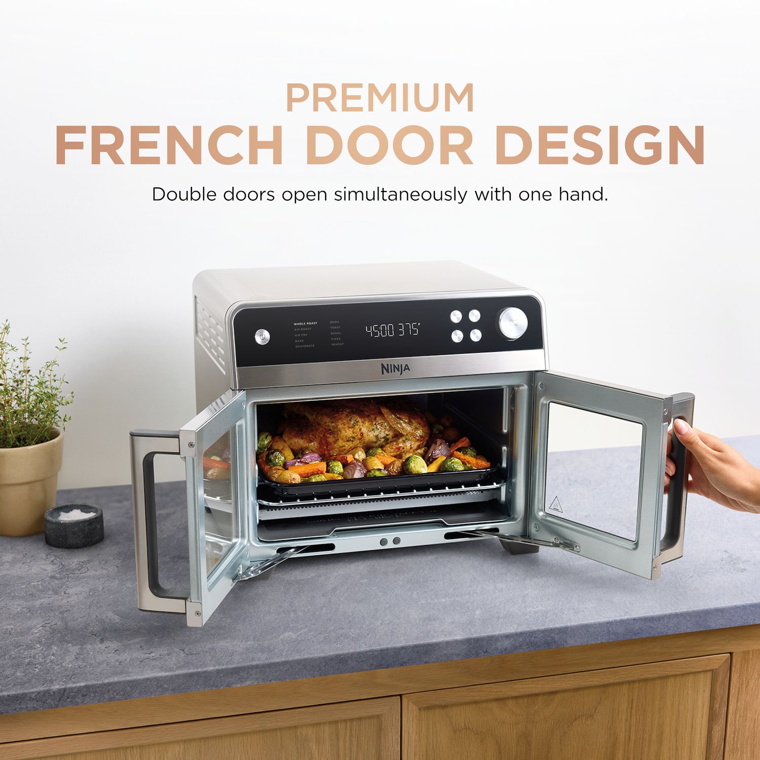 Ninja 10-in-1 French Door Premier Countertop Oven, Air Fryer