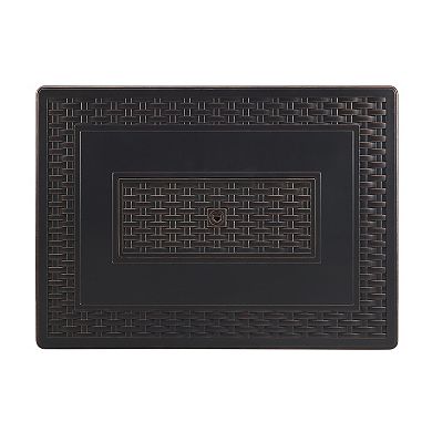 Fire Sense Albany Aluminum Rectangular Propane Fire Pit