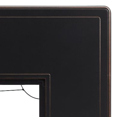 Fire Sense Preston Rectangular Aluminum Propane Fire Pit