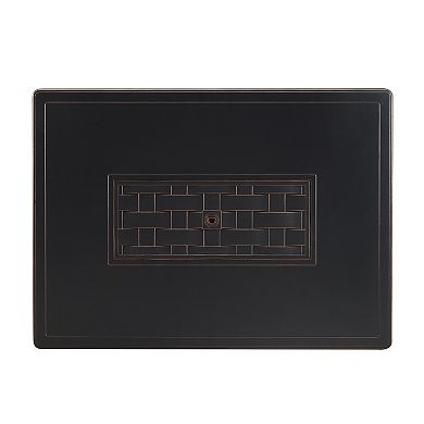 Fire Sense Preston Rectangular Aluminum Propane Fire Pit