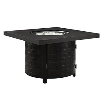 Fire Sense Henley Square Aluminum Propane Fire Pit