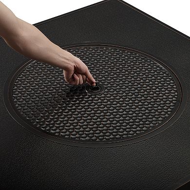 Fire Sense Clayton Square Aluminum Propane Fire Pit