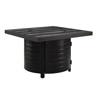 Fire Sense ﻿Yorke Square Aluminum Propane Fire Pit