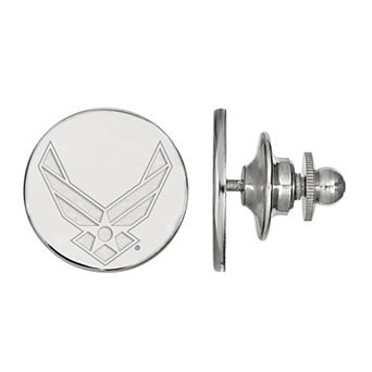 Men's LogoArt Sterling Silver United States Air Force Tie Tack