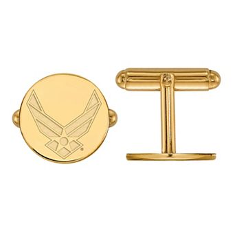 Men's LogoArt Sterling Silver United States Air Force Cuff Links