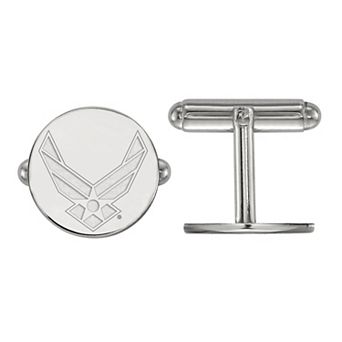 Men's LogoArt Sterling Silver United States Air Force Cuff Links