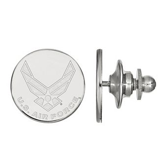 Men's LogoArt Sterling Silver United States Air Force Tie Tack