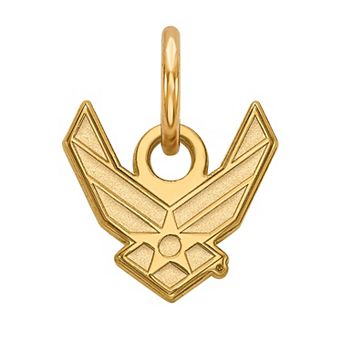 LogoArt Sterling Silver United States Air Force Extra Small Logo Pendant