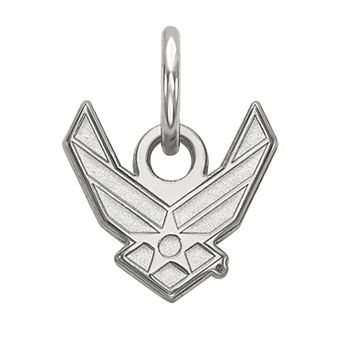 LogoArt Sterling Silver United States Air Force Extra Small Logo Pendant