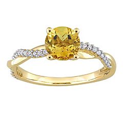 Citrine Engagement Rings Rings Jewelry Kohl s