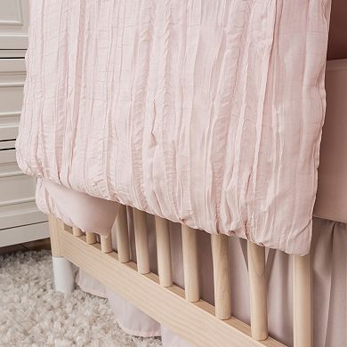 Trend Lab Simply Blush Pink 3-Piece Crib Bedding Set
