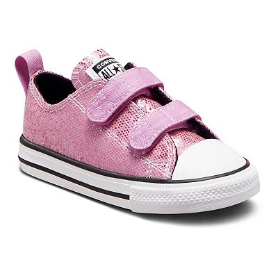 Converse Chuck Taylor All Star 2V Glitter Baby Toddler Girls Sneakers