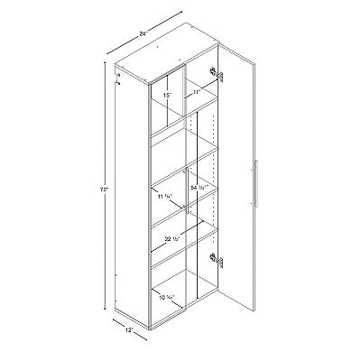 Prepac HangUps 24-in. Large Storage Wall Cabinet
