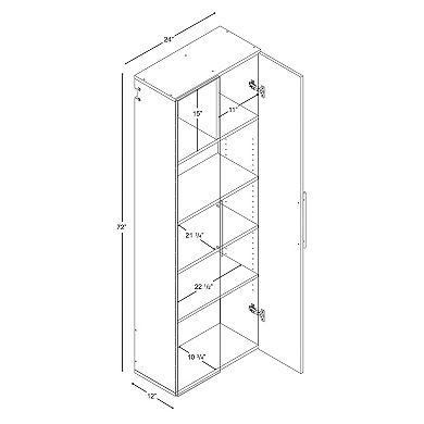 Prepac HangUps 24-in. Large Storage Wall Cabinet
