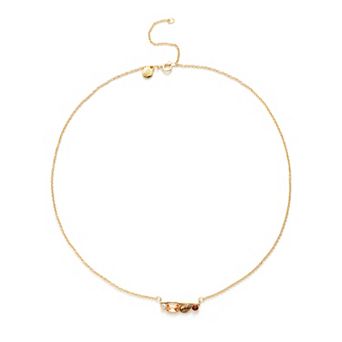 Power of Color Earth Tone Jasper & Cubic Zirconia Cluster Necklace