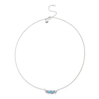 Power of Color Blue Topaz & Cubic Zirconia Necklace