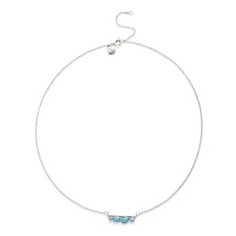 Power of Color Blue Topaz & Cubic Zirconia Necklace