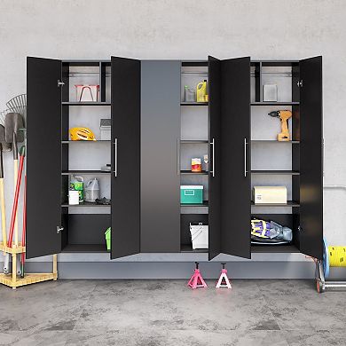 Prepac HangUps 90-in. D Storage Wall Cabinet 3-piece Set