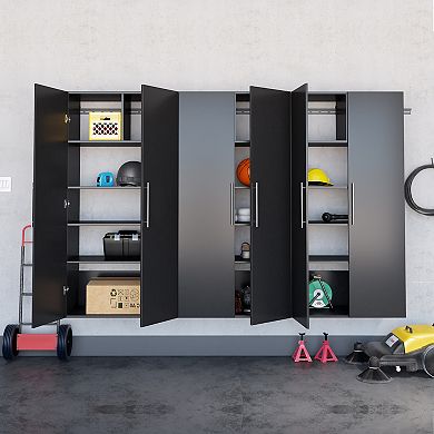 Prepac HangUps 108-in. E Storage Wall Cabinet 3-piece Set
