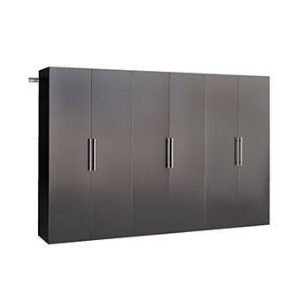 Prepac HangUps 108 in E Storage Wall Cabinet 3 pc Set