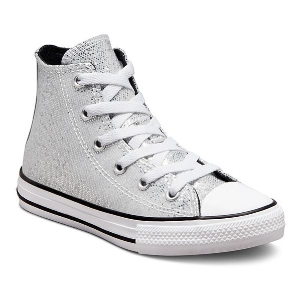 Converse Chuck All Star Little Kid Girls' Glitter High-Top Sneakers