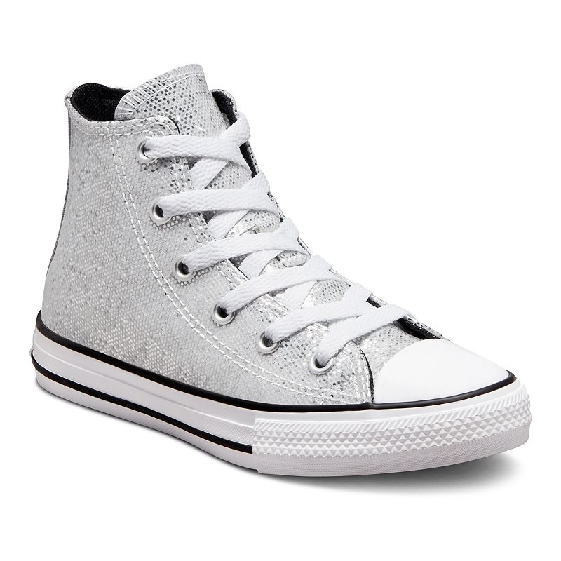 Converse Chuck Taylor All Star Little Kid Girls Glitter High-Top Sneakers,
