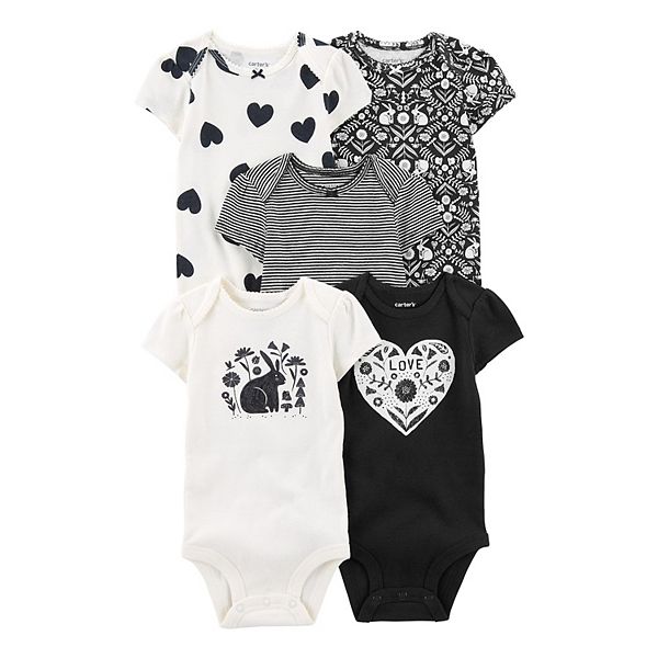 Baby Carter's 5Pack ShortSleeve Bodysuits