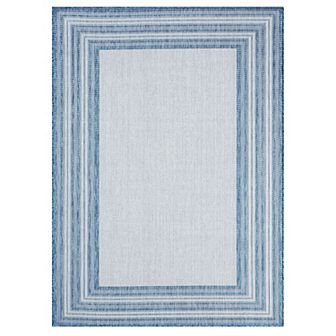 Nicole Miller New York Patio Country Layla Modern Border Indoor Outdoor Area Rug