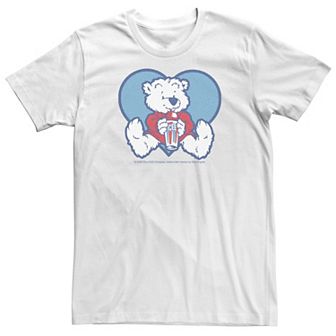 Big & Tall ICEE Blue Heart Polar Bear Tee