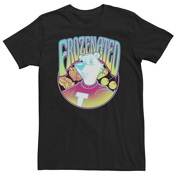 Big & Tall ICEE Neon Polar Bear Frozenated Face Logo Tee