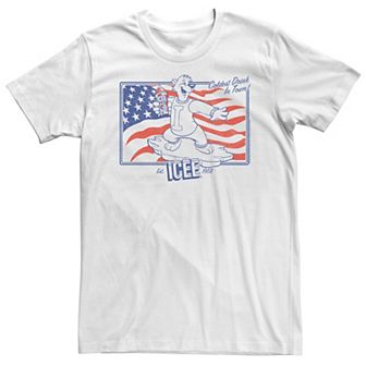 Big & Tall ICEE Coldest Drink In Town American Style Stamp Tee
