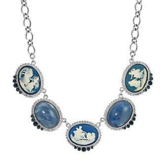 1928 Oval Cameo Collar Necklace