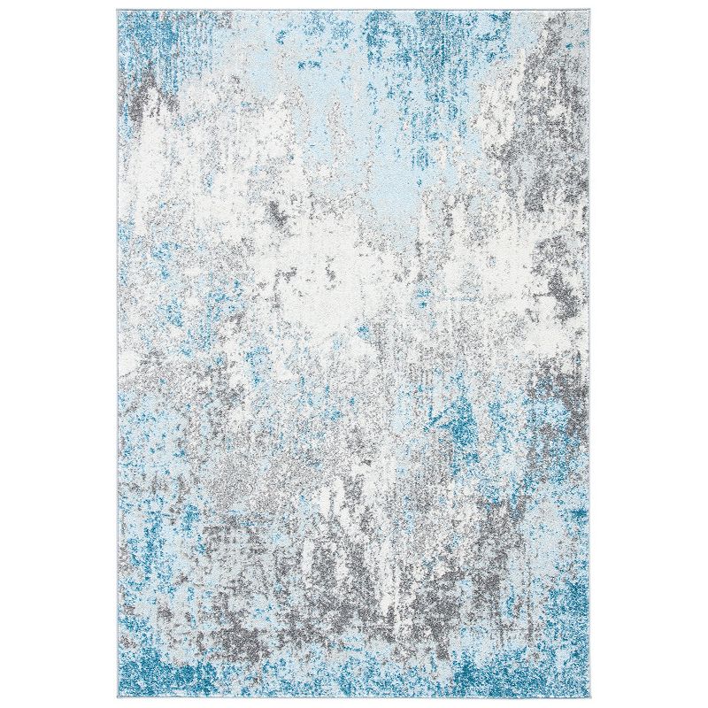 Safavieh Tulum Decklin Indoor Outdoor Rug, Grey, 5X8 Ft