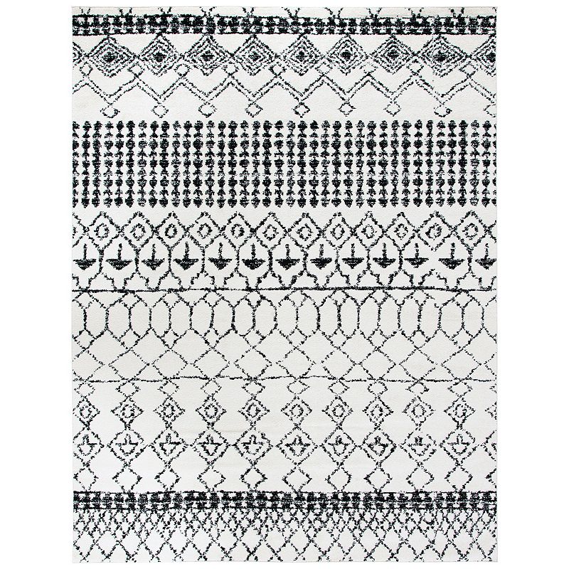 Safavieh Tulum 8' X 10' Emily Indoor Outdoor Rug, White, 8X10 Ft