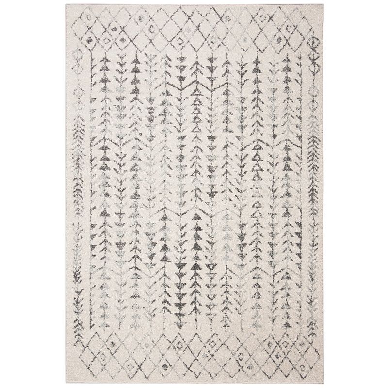 Safavieh Tulum Leve Rug, White, 5X8 Ft