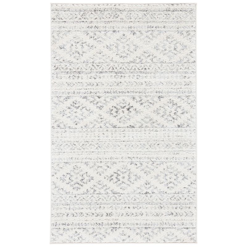 SAFAVIEH Tulum Lakisha Southwestern Area Rug  Ivory/Grey  8  x 10