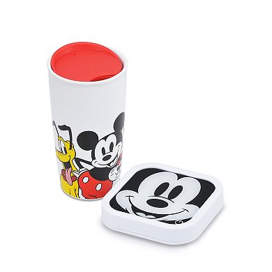 Disney's Mickey & Friends Glass Top Mug Warmer, Mug & Lid Set