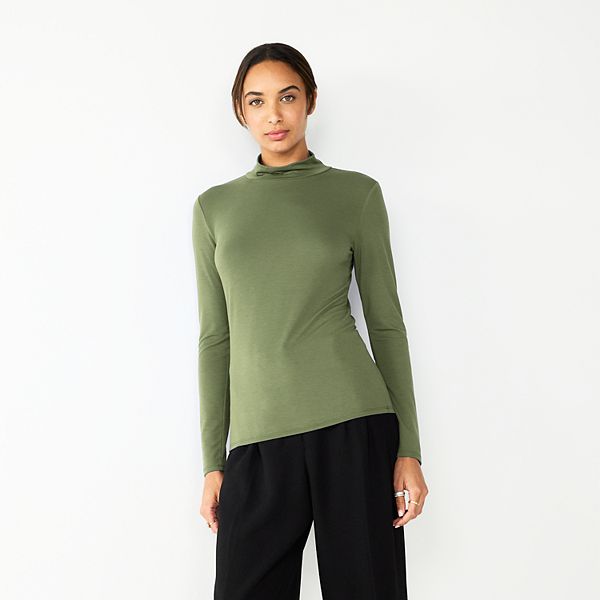 Kohls womens 2025 mock turtleneck