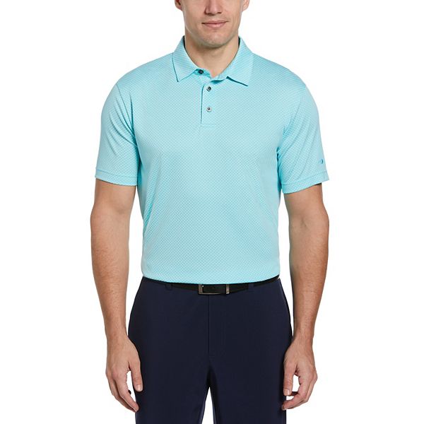 Men's Grand Slam Mini-Box Argyle Golf Polo Jacquard