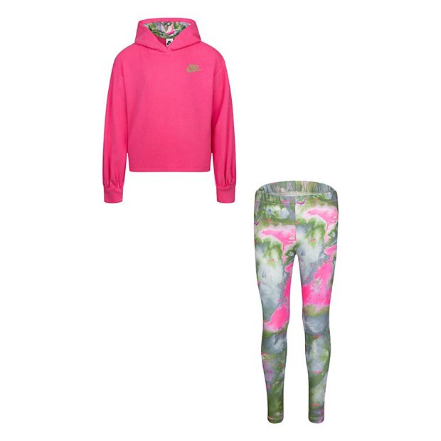 Nike leggings and online hoodie set